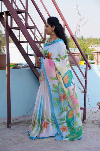 Satin saree🥰😎