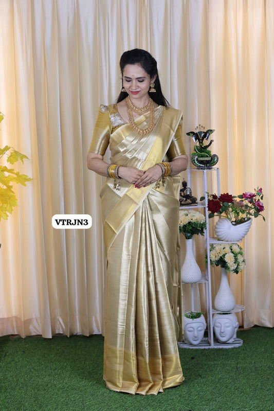 Kanchi inspired semi silk saree 🥳