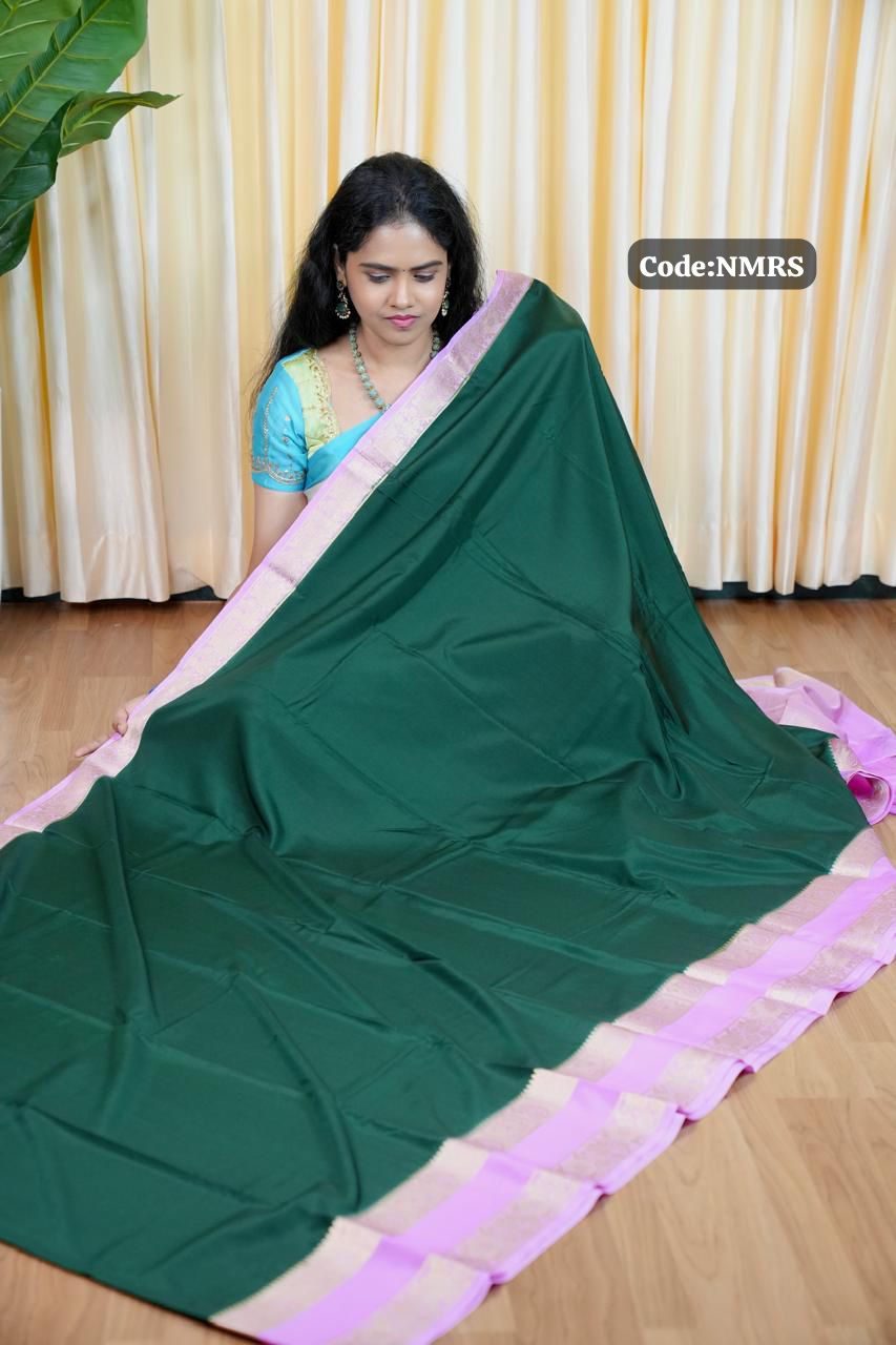 Mysore crepe silk saree🎁