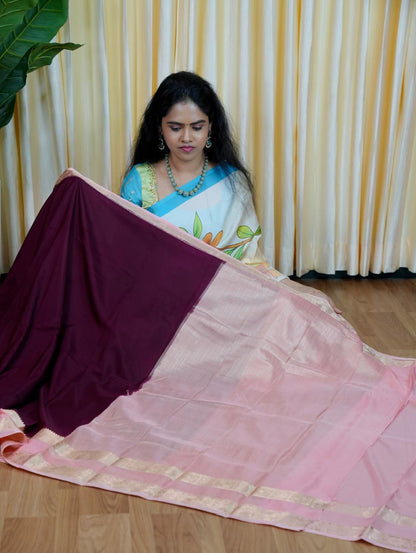 Mysore crepe silk saree🥰😎