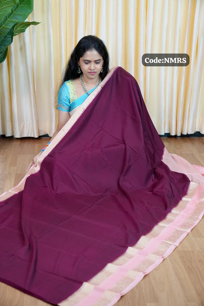 Mysore crepe silk saree🥰😎