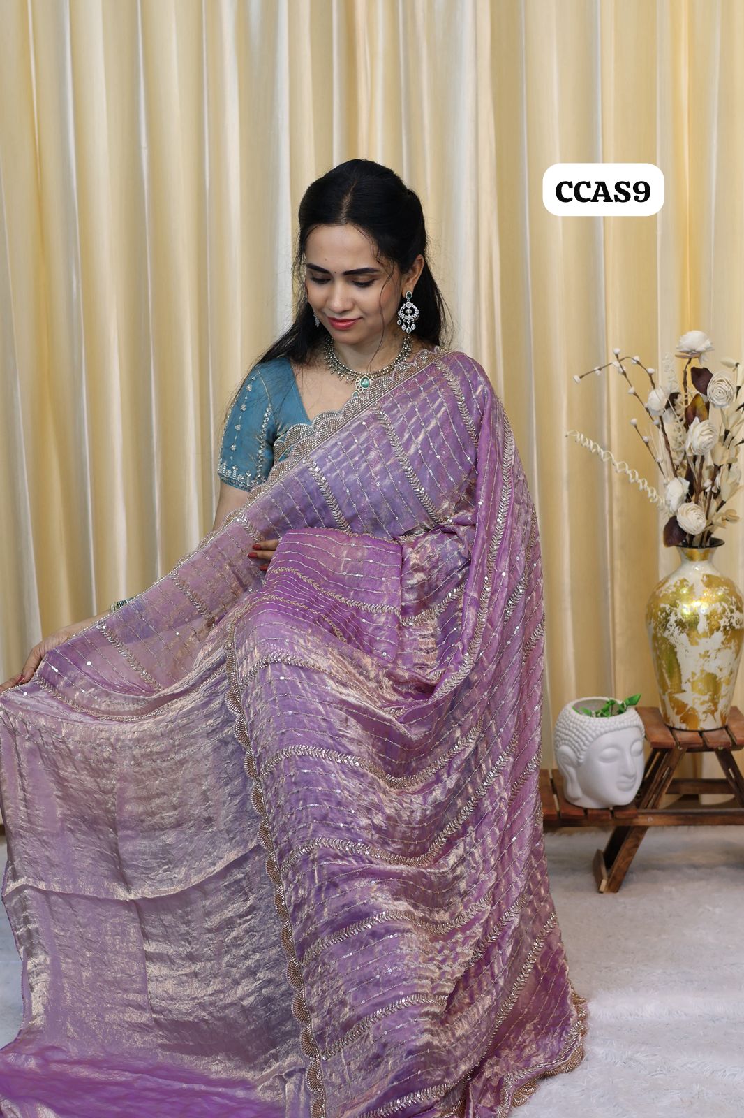 Heavy Premium Space Silk With Beads works😍🥳