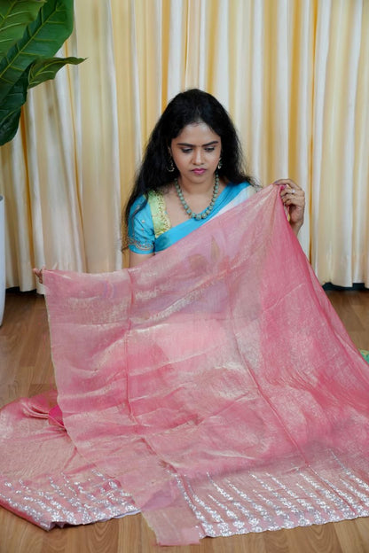 Space silk saree with vairaoosi design🥰😎📚
