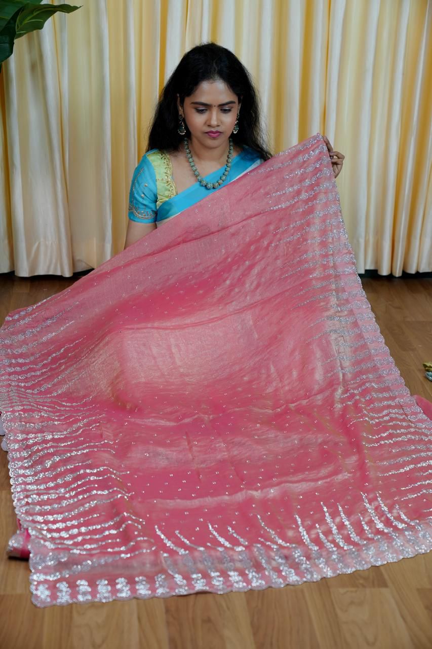 Space silk saree with vairaoosi design🥰😎📚