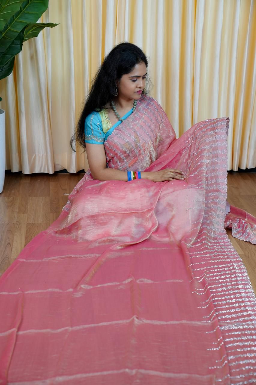 Space silk saree with vairaoosi design🥰😎📚