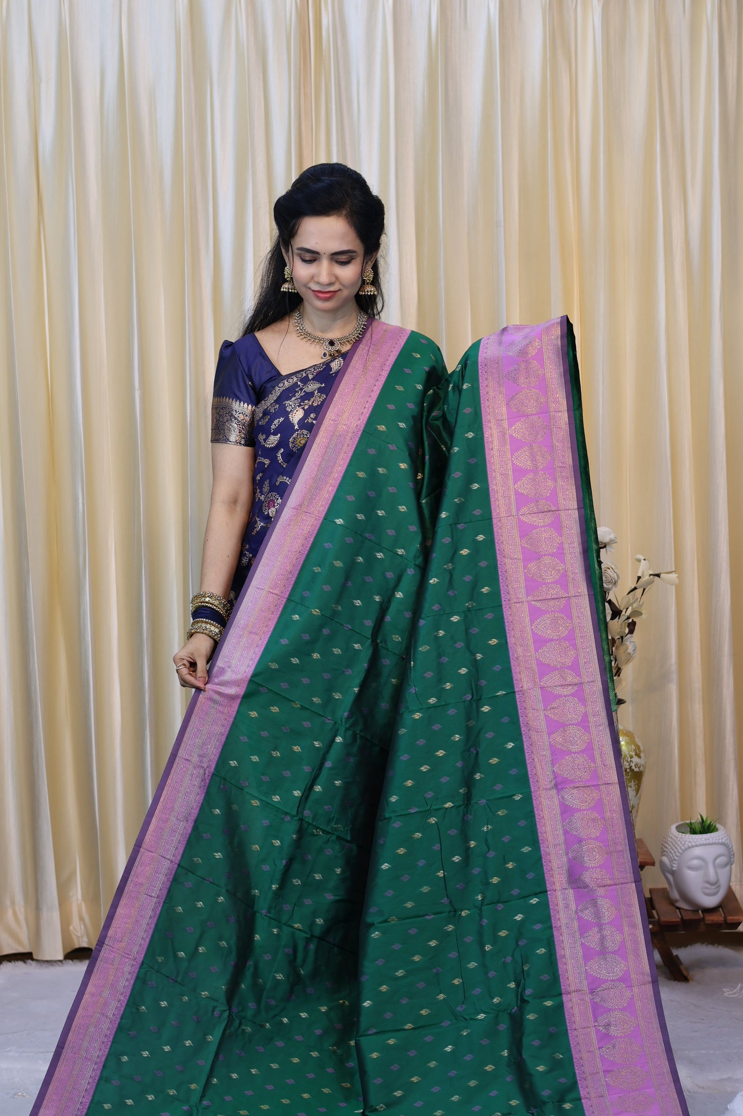 Kanchi Semi silk saree😍😎📚