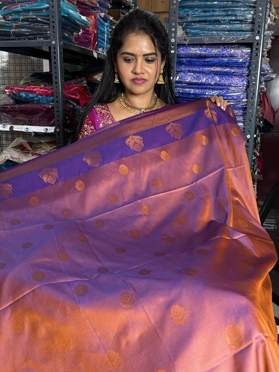 Kanchi semi  silk sarees🥰😎⛳📚