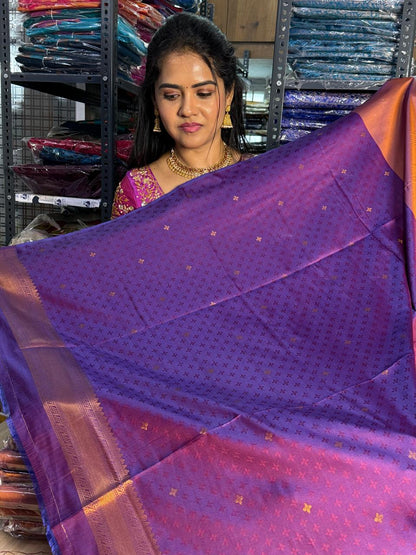 Kanchi semi  silk sarees🥰😎⛳📚
