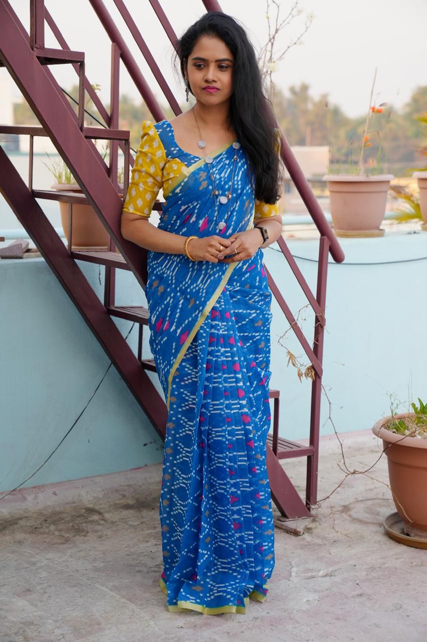 Linen cotton saree🥳✅