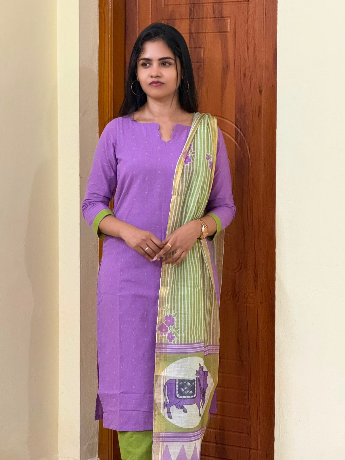 Linen Cotton Dupatta Pure cotton Top and pant🤩😎