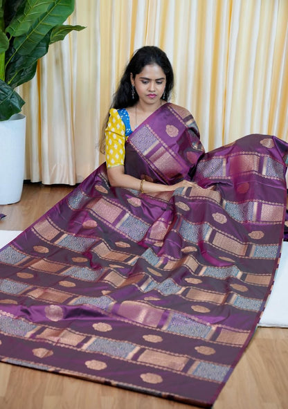 Kanchi soft silk sarees🥰😎📚