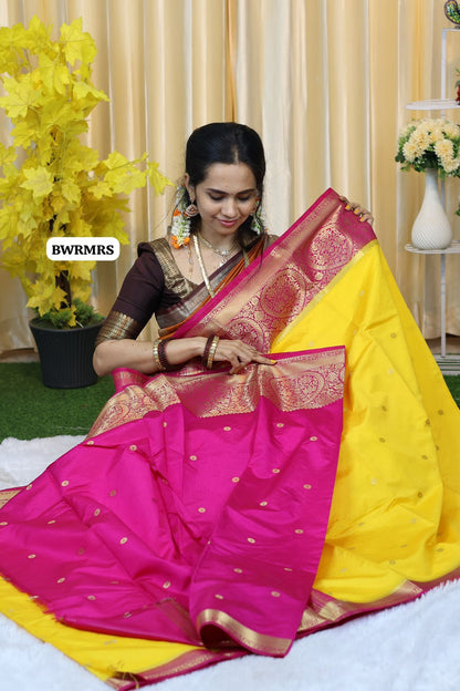 Warm silk saree 🥳