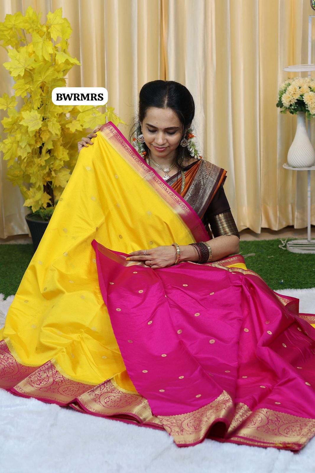 Warm silk saree 🥳