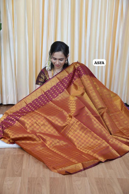 Bridal Kanchi semi silk saree 🥳