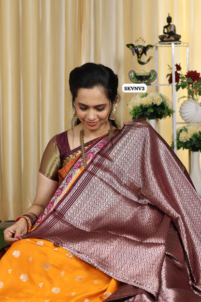 Premium quality warm silk saree 🥳