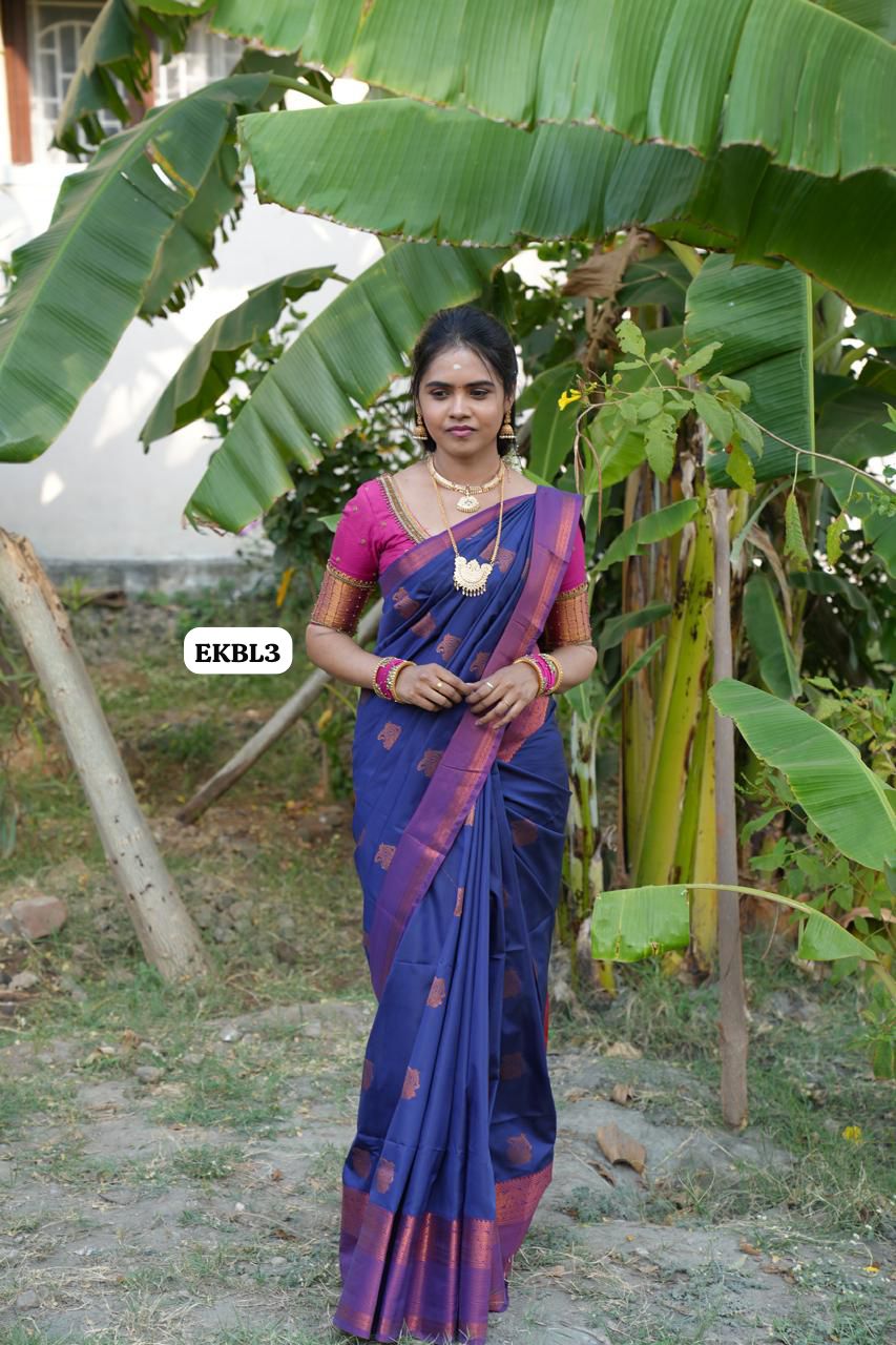 Semi soft silk saree 🥳