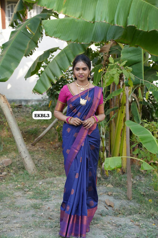 Semi soft silk saree 🥳