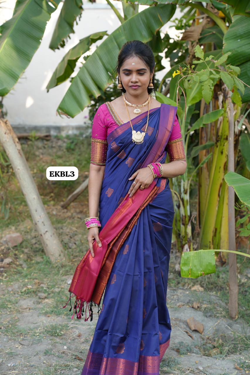 Semi soft silk saree 🥳