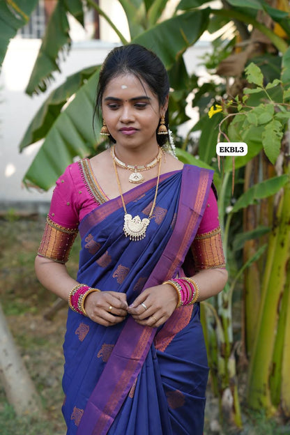 Semi soft silk saree 🥳