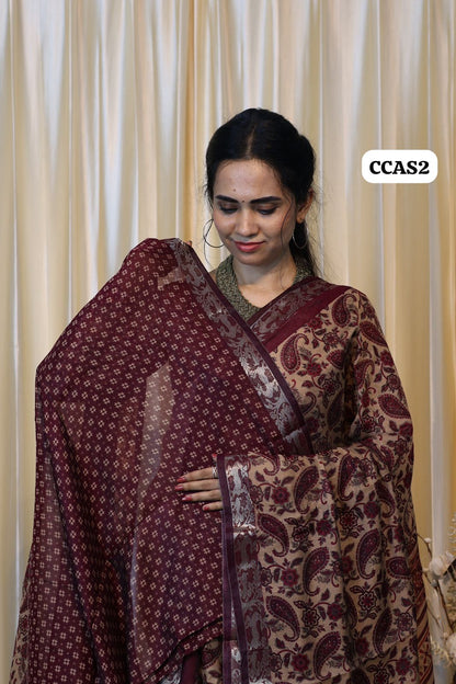 Maheshwari silk saree😍😎📚
