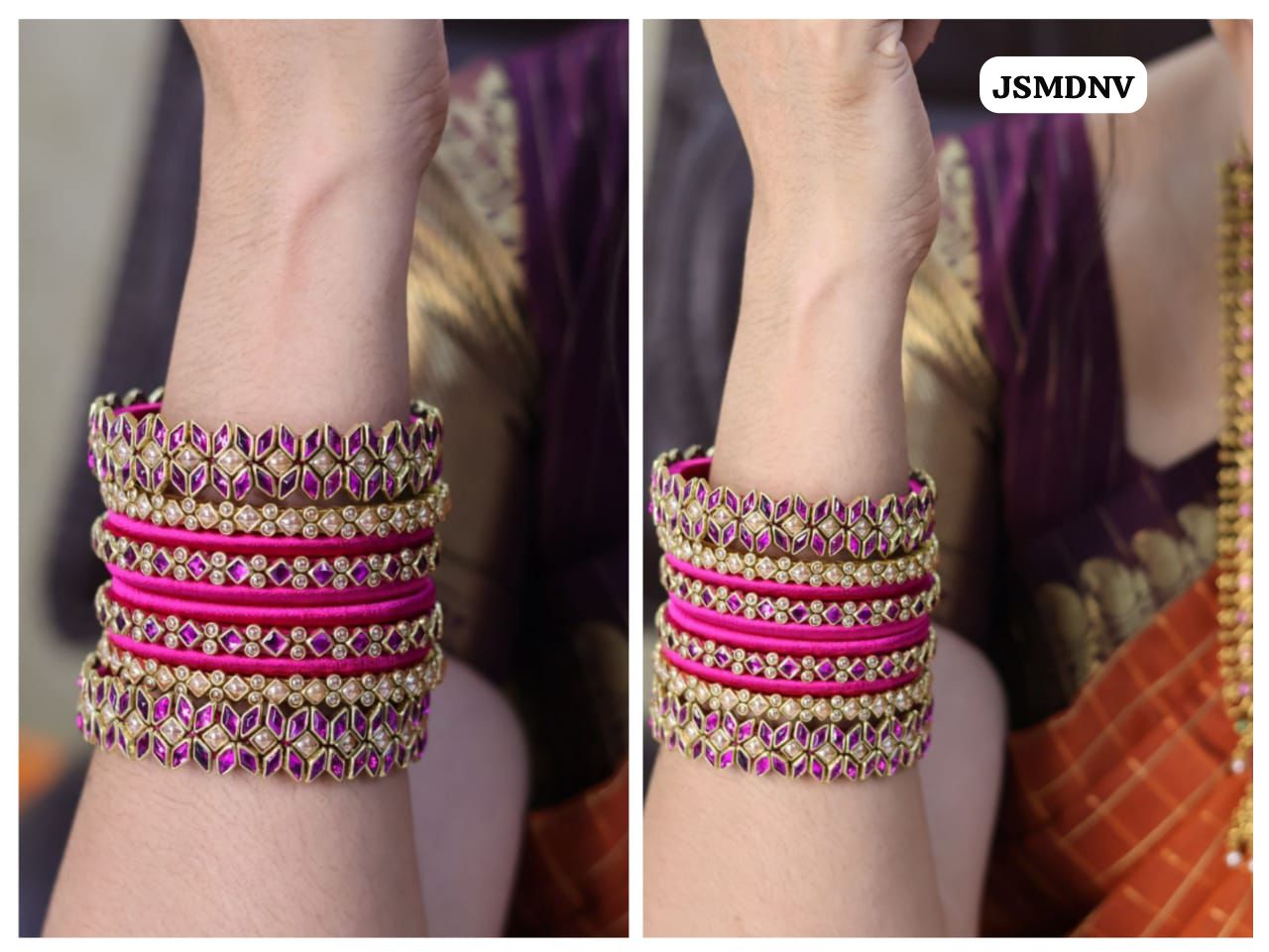 Handmade silk thread bangles🥳20 pieces