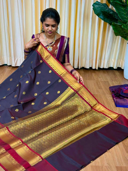 Kanchi semi silk sarees🥰😎📚