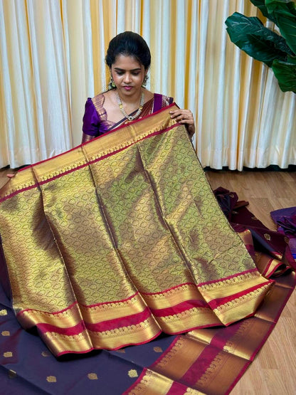 Kanchi semi silk sarees🥰😎📚