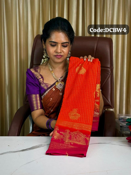 Daily wear sarees with pallaku designs 🥰😎📚