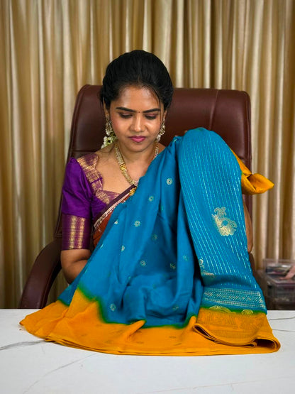 Daily wear sarees with pallaku designs 🥰😎📚
