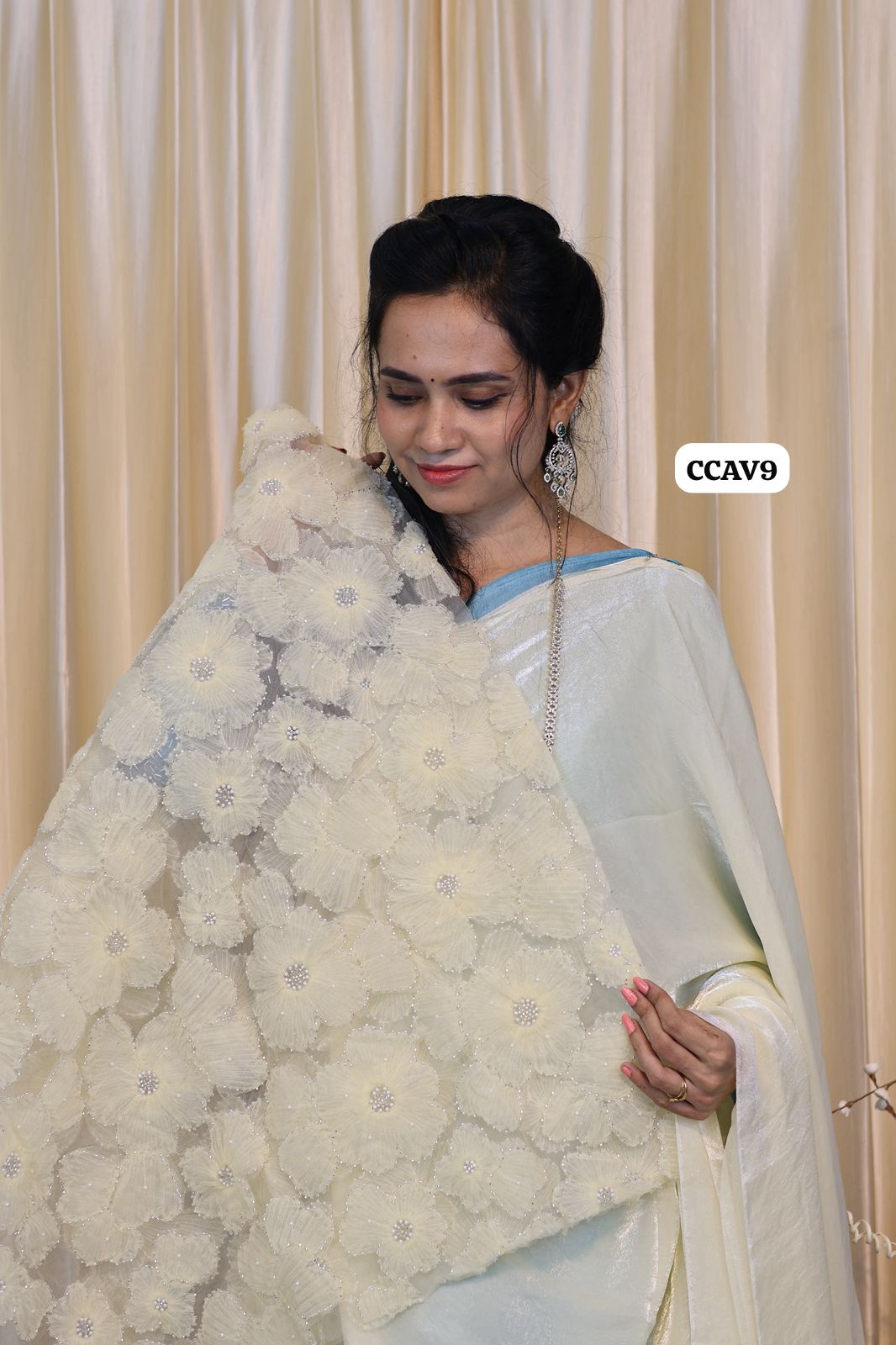 Viscose space silk with blouse 😍🥳
