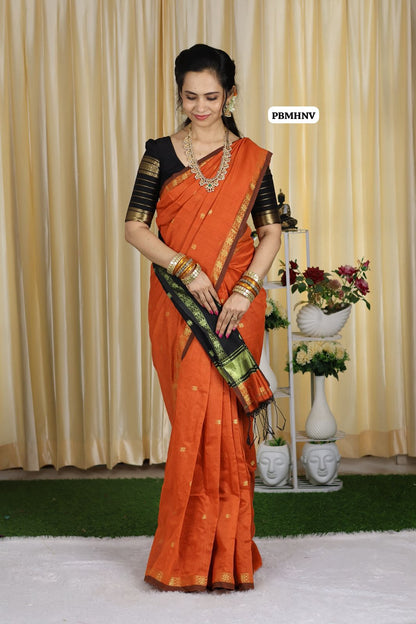 Maheswari silkCotton zari weaving saree🥳