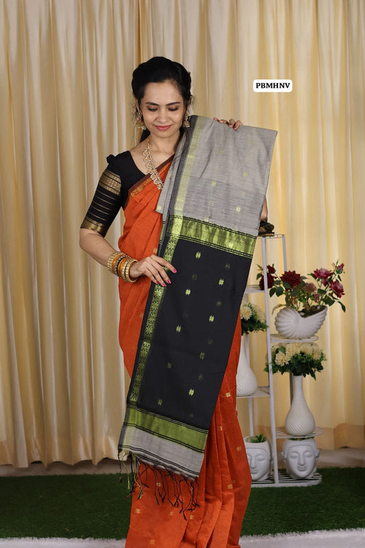 Maheswari silk cotton zari weaving saree😍🥳