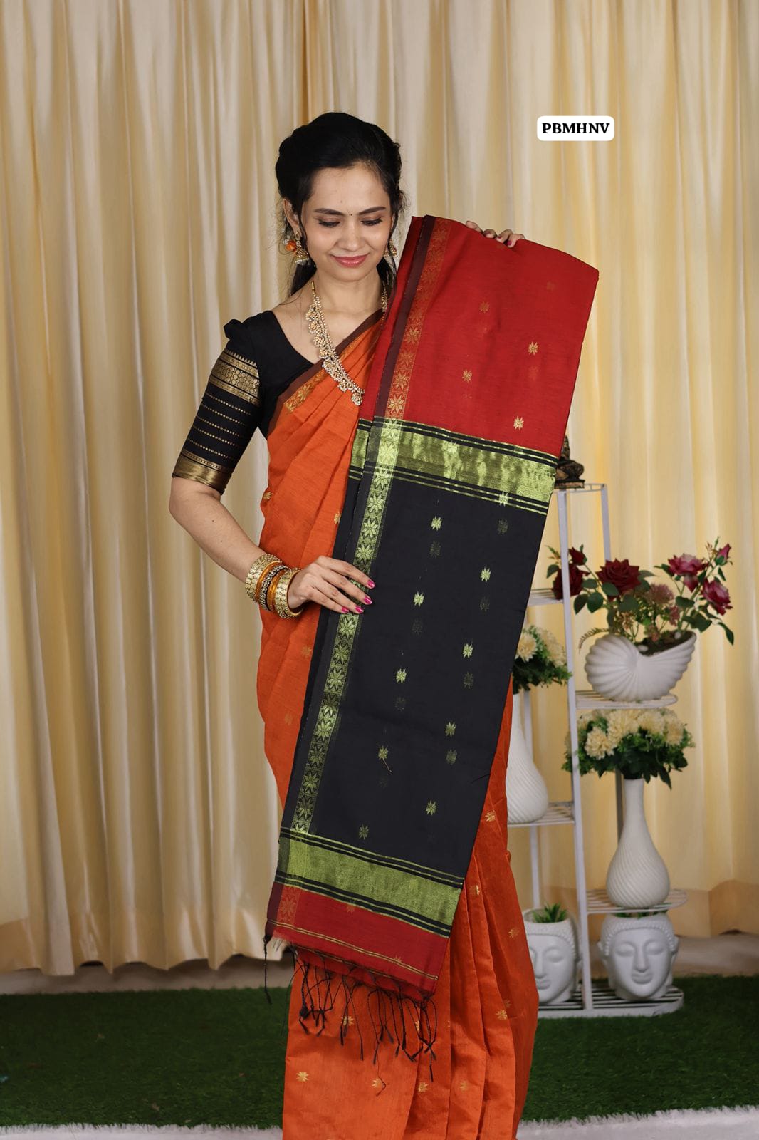 Maheswari silk cotton zari weaving saree😍🥳