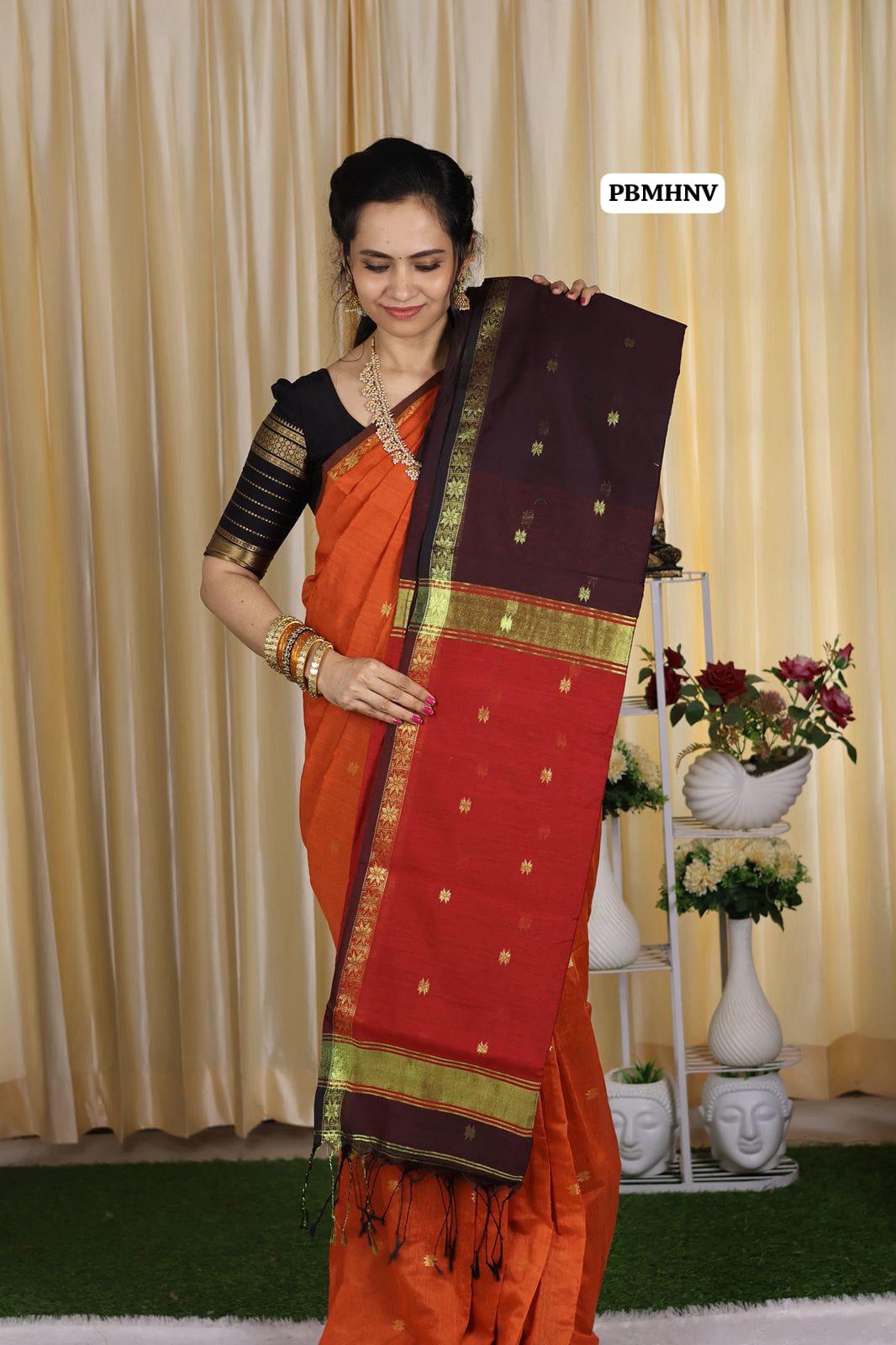 Maheswari silk cotton zari weaving saree😍🥳