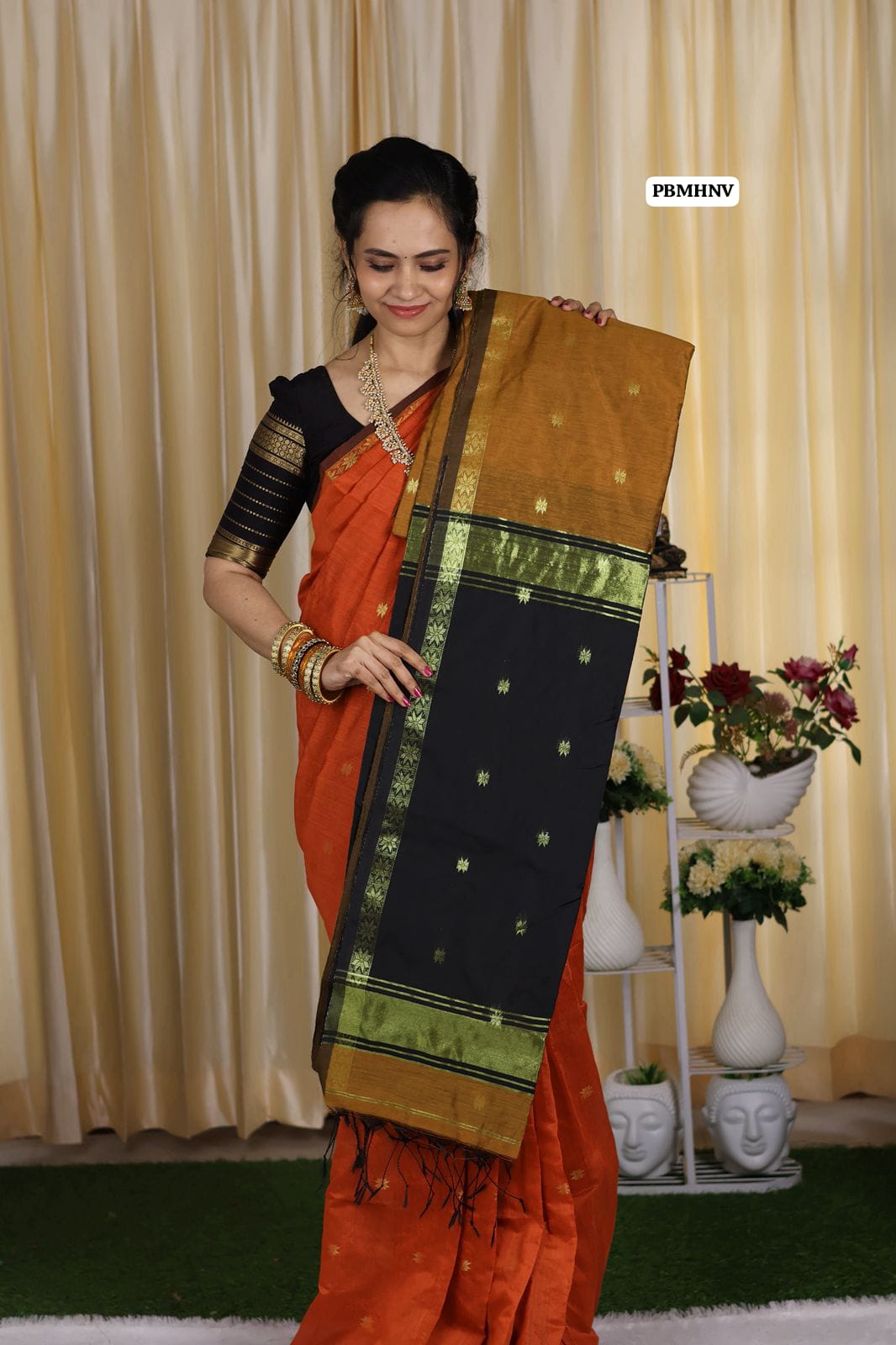 Maheswari silk cotton zari weaving saree😍😎