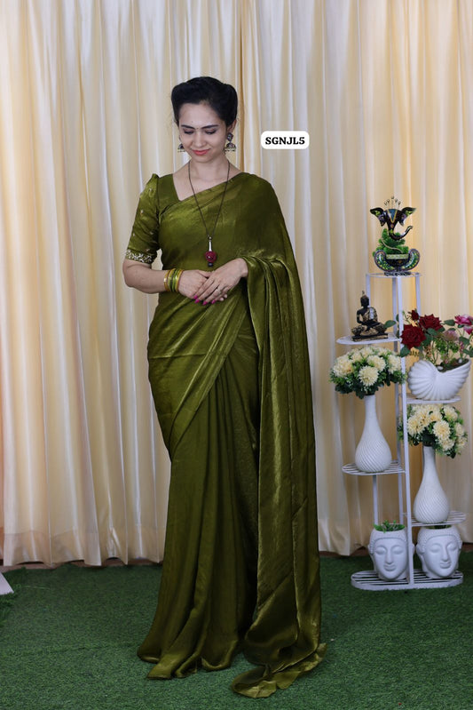 Space silk with aari work hand work blouse 🥳