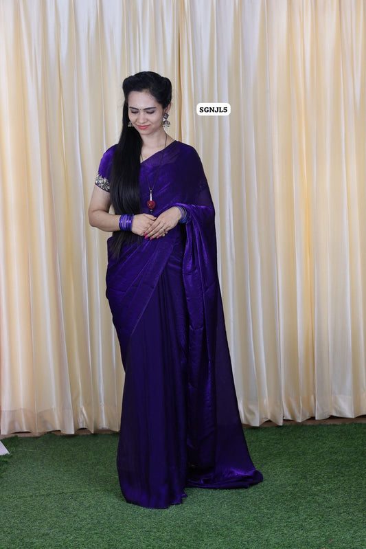 Space silk with Aari work hand work blouse 🥳