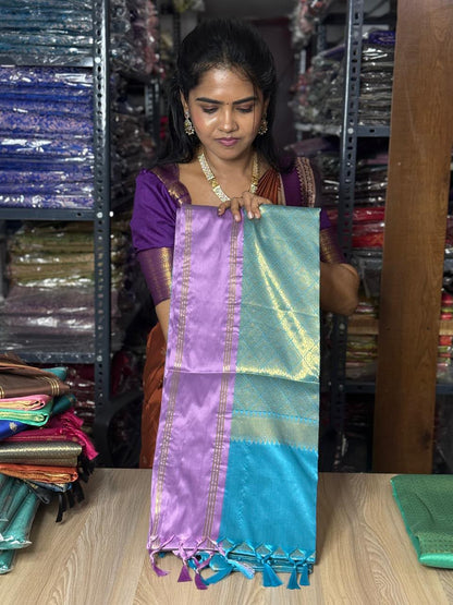 Kanchi soft silk saree🥰😎⛳️📖 slightly design change offer