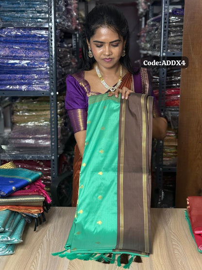 Kanchi soft silk saree🥰⛳️😎📖 green colour offer