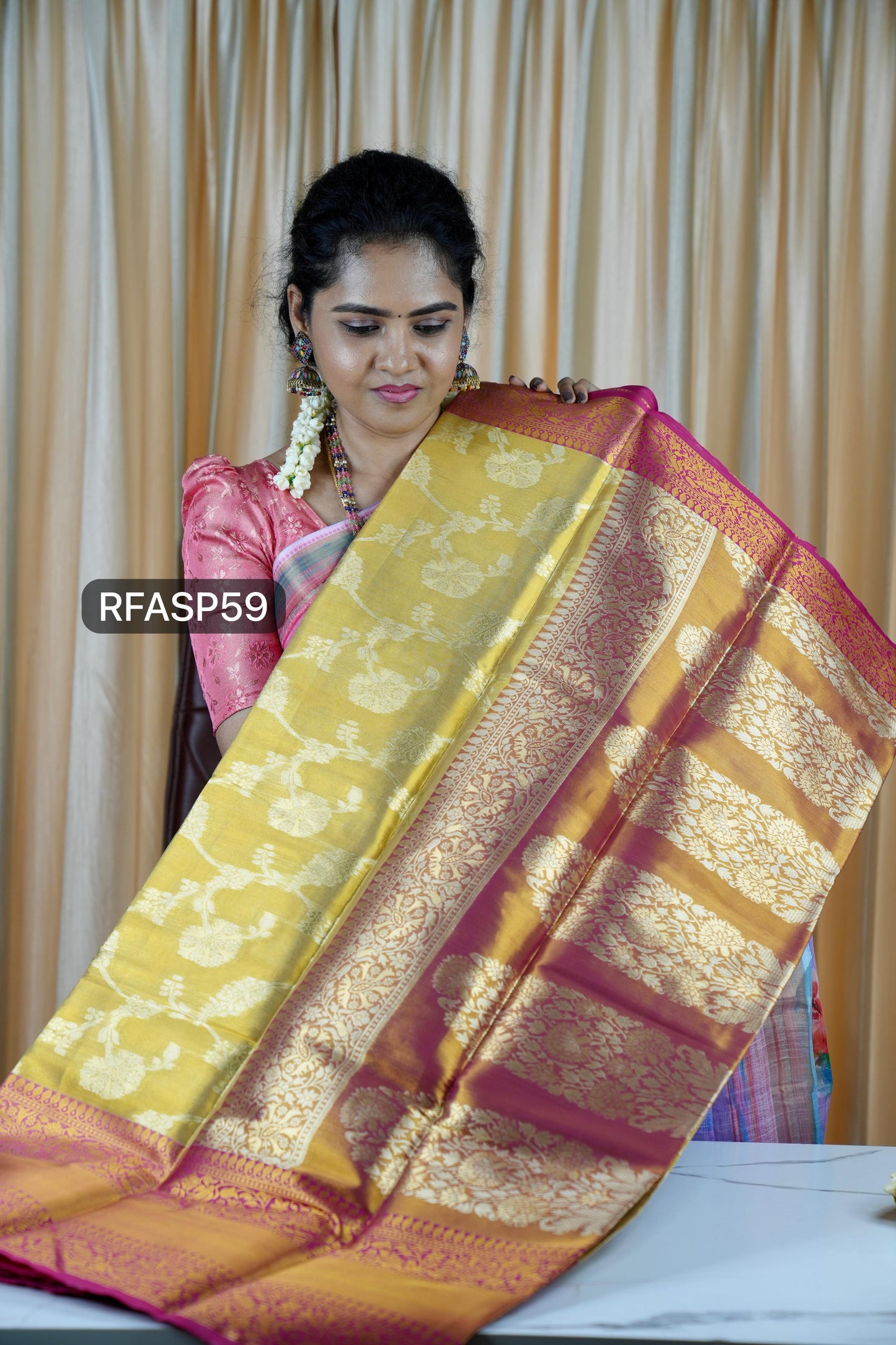 Kanchi Semi silk(pink)❌