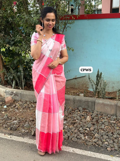 Cotton mixed saree 🥰😎🥳📚