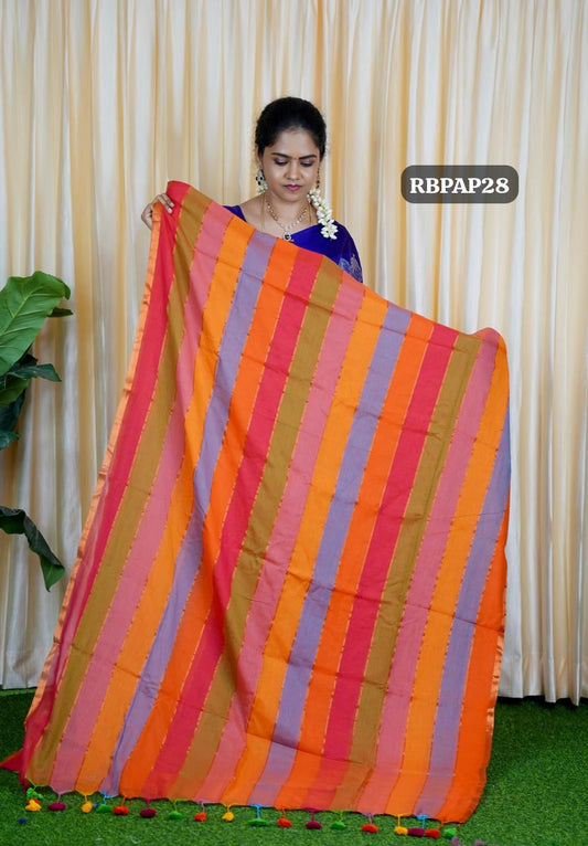 Handloom Kadhi Cotton Saree with Running Blouse🥳