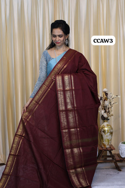 Kanchi Cotton Saree😍🥳