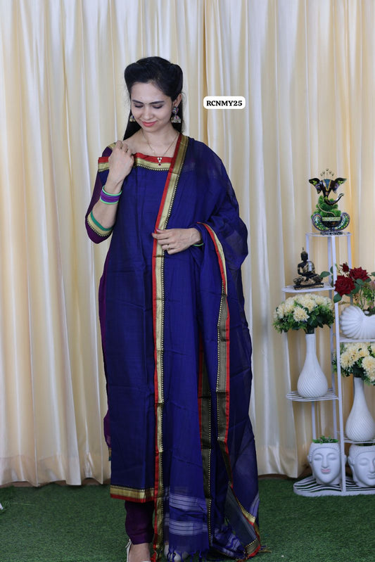 Cotton salwar set unstitched 🥳