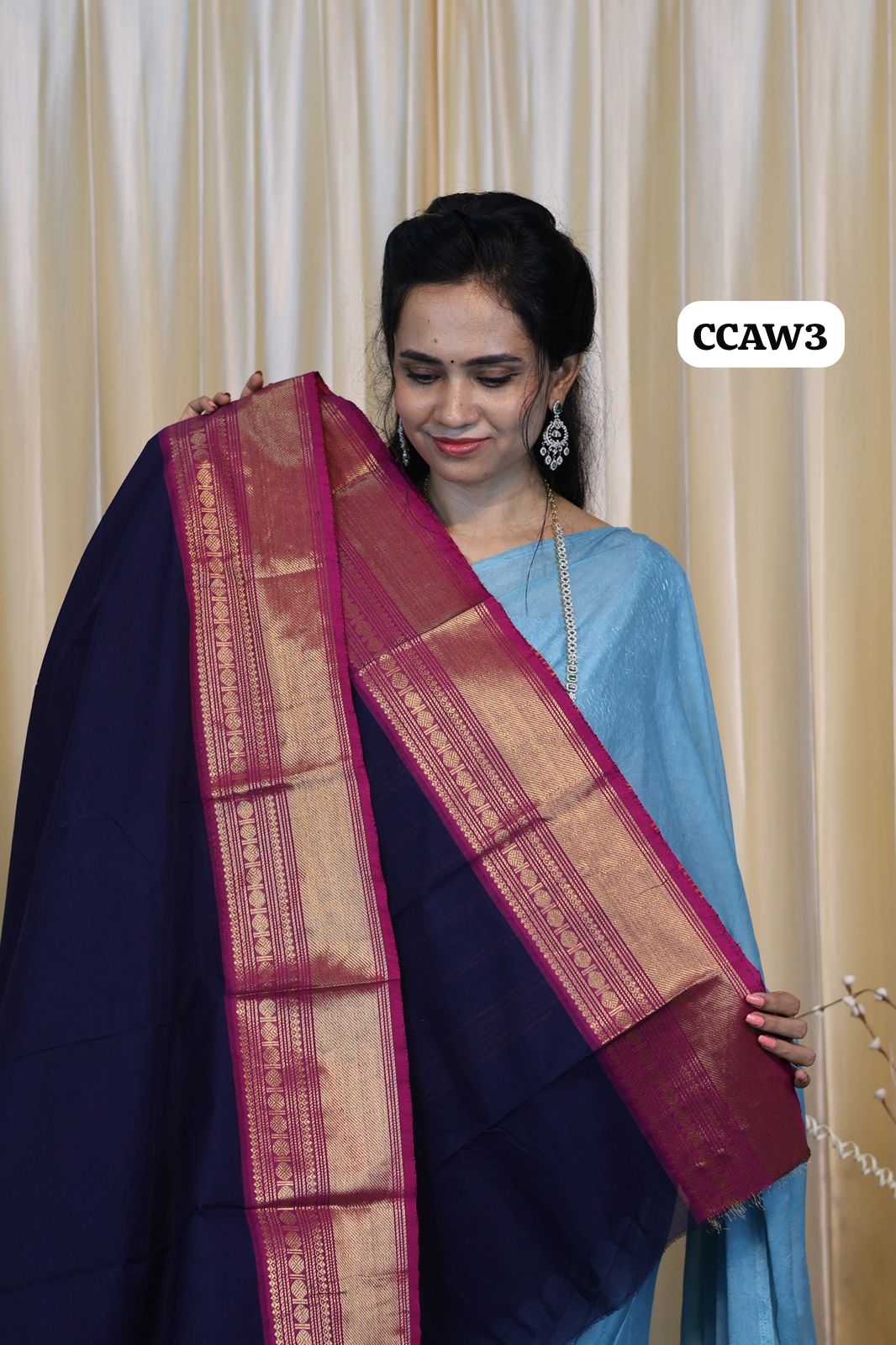 Kanchi Cotton Saree😍🥳