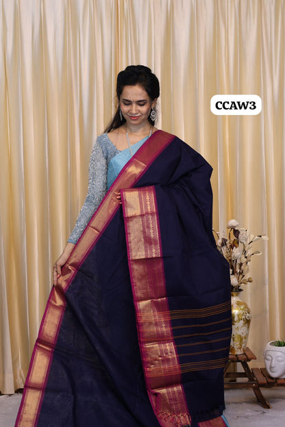 Kanchi Cotton Saree😍🥳