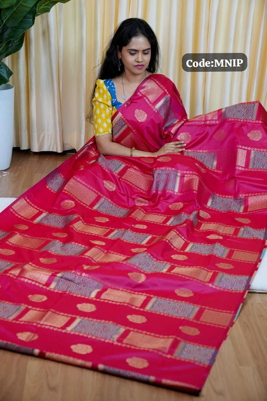 Kanchi soft silk sarees🥰😎🌈
