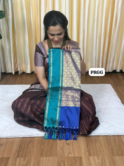 Kanchi soft silk saree🥰😎📚