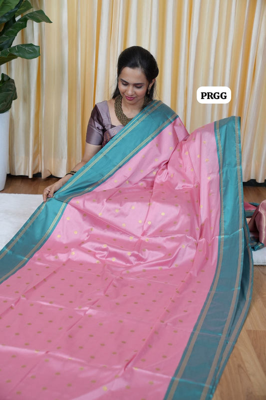 Kanchi soft silk saree🥰😎🌈📚