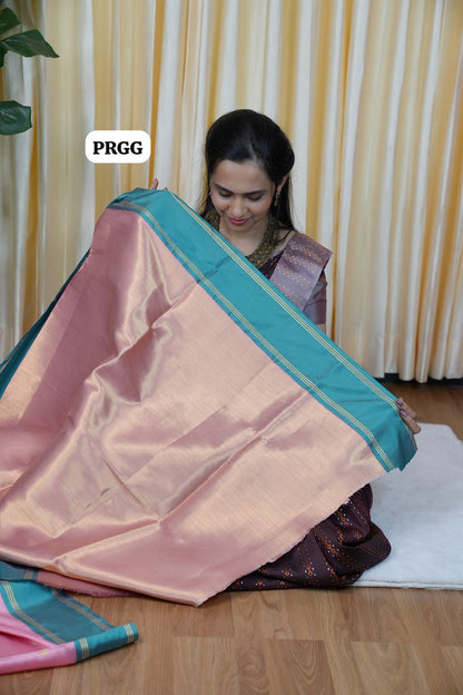 Kanchi soft silk saree🥰😎🌈📚